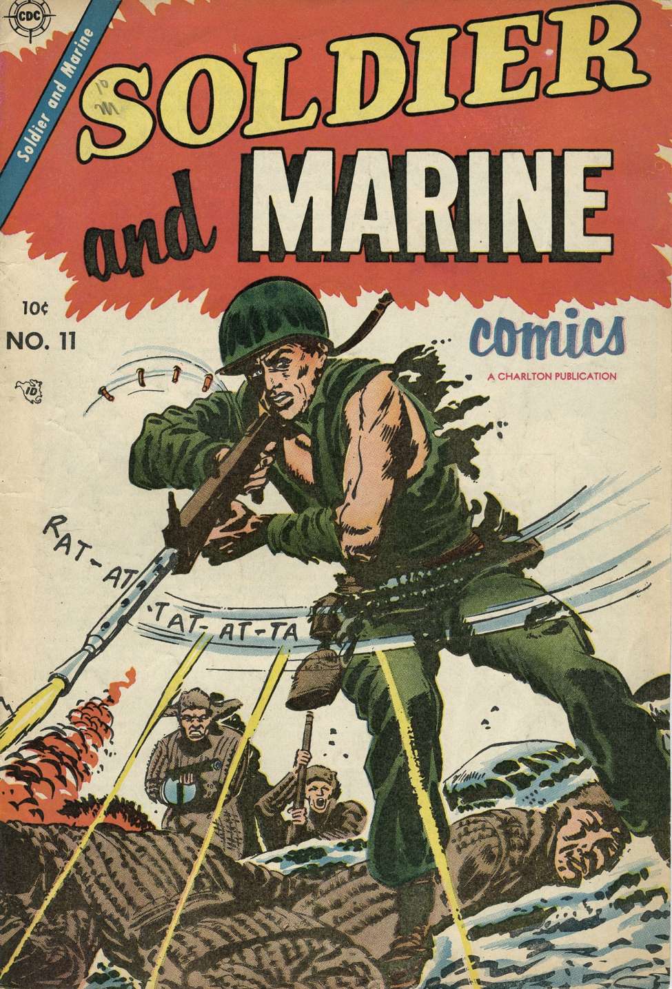 Book Cover For Soldier and Marine Comics 11