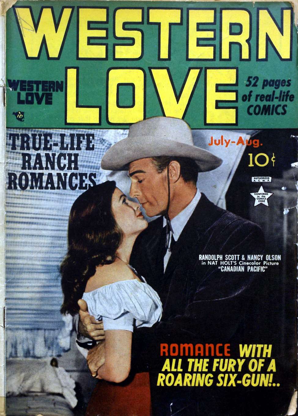 Comic Book Cover For Western Love 1