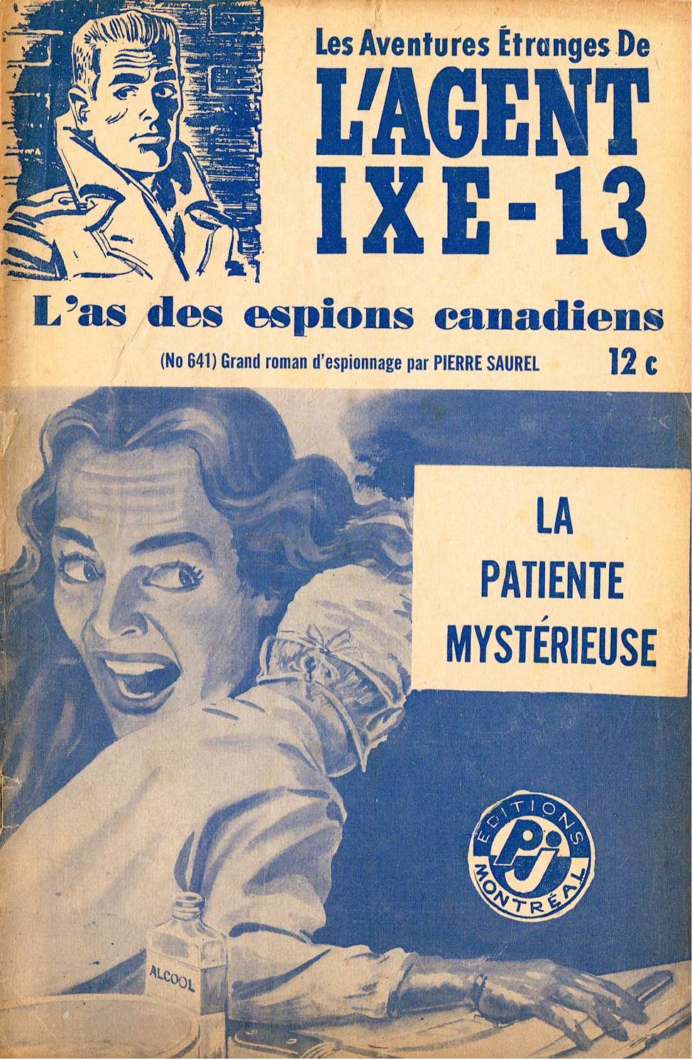 Book Cover For L'Agent IXE-13 v2 641 - La patiente mystérieuse
