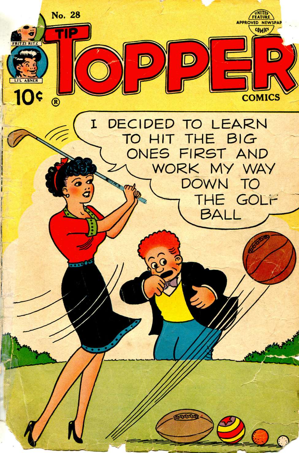 Book Cover For Tip Topper Comics 28