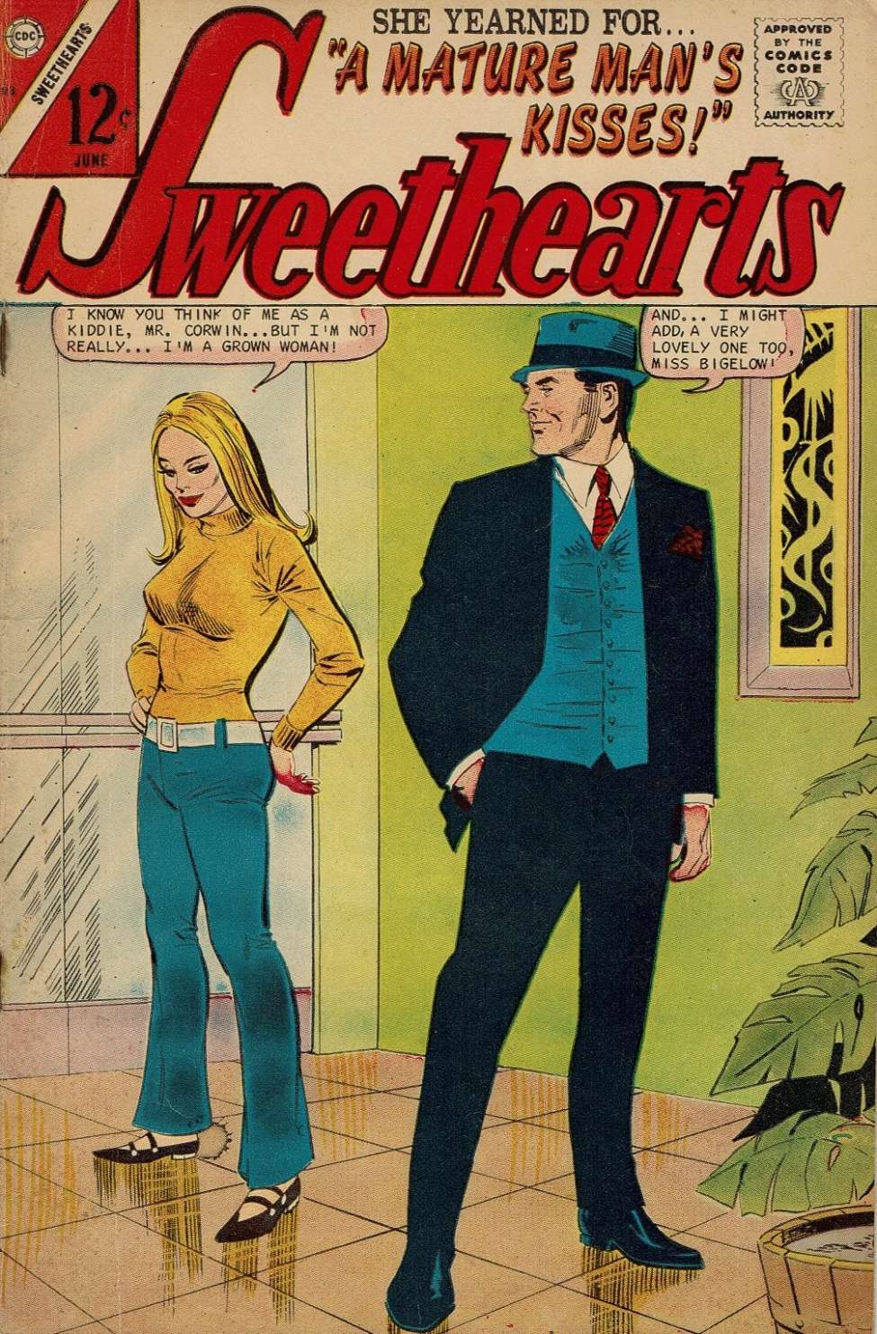 Comic Book Cover For Sweethearts 93