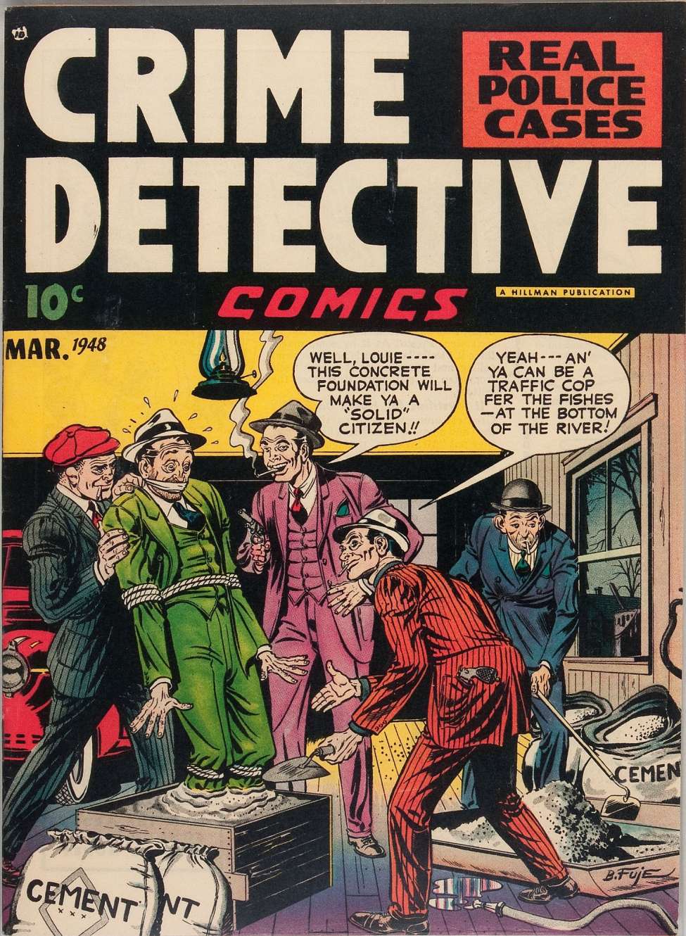 Comic Book Cover For Crime Detective Comics v1 1