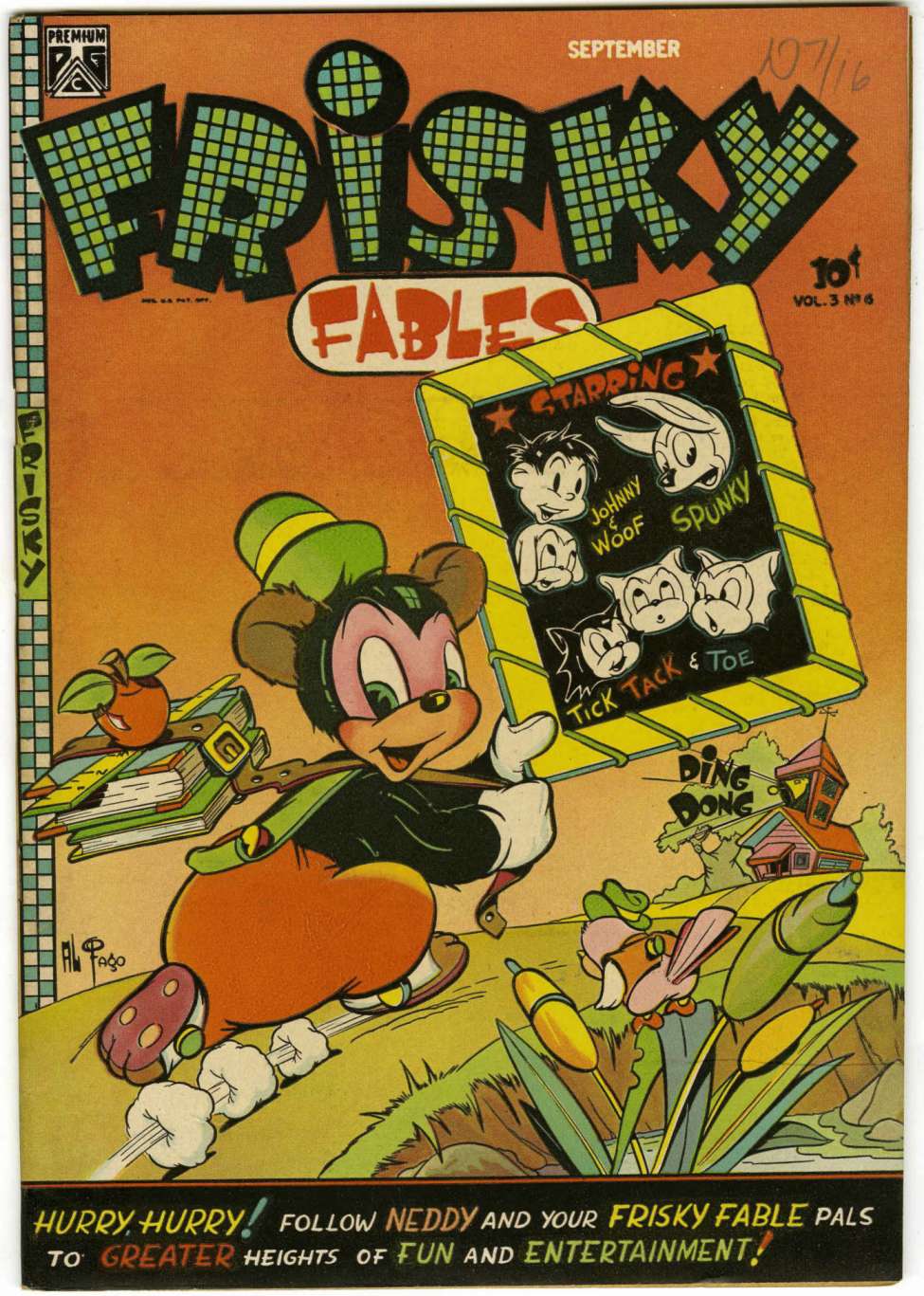 Comic Book Cover For Frisky Fables v3 6