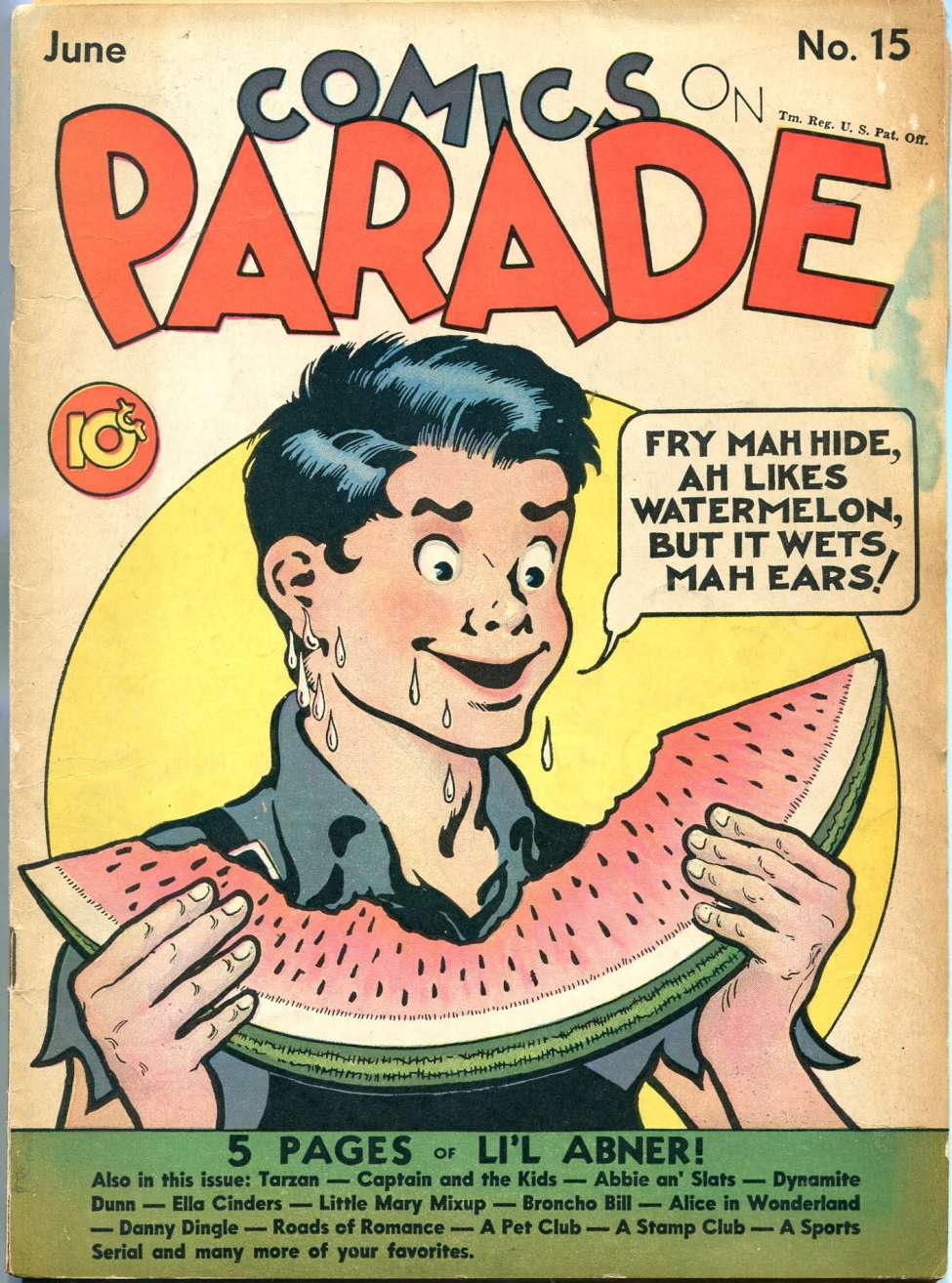 Comic Book Cover For Comics on Parade 15