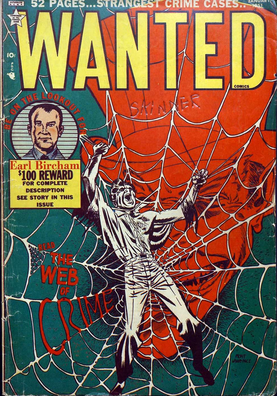 Book Cover For Wanted Comics 33