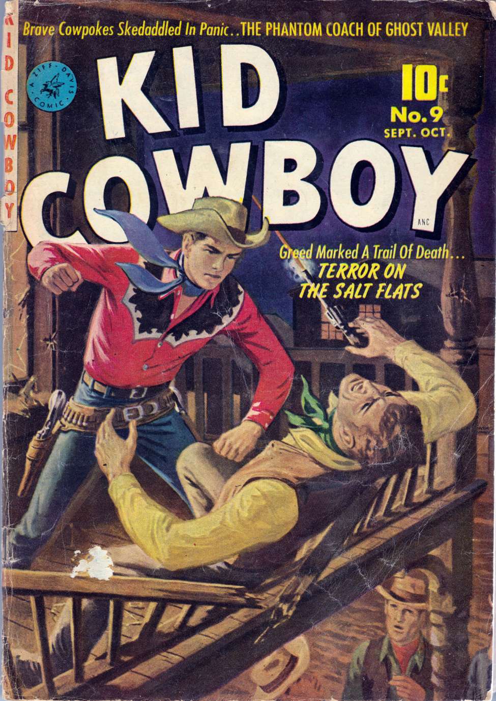 Comic Book Cover For Kid Cowboy 9