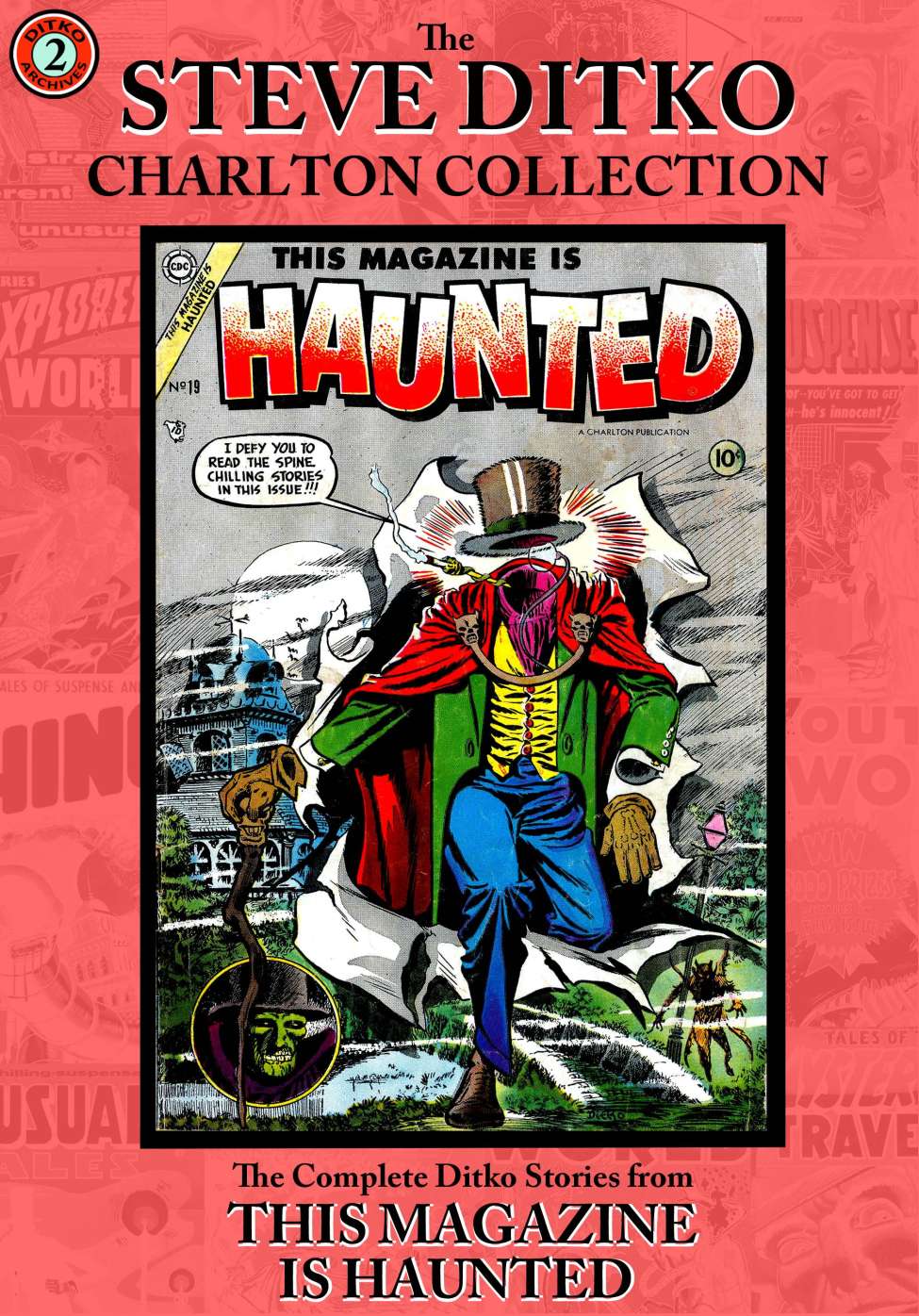 Book Cover For The Steve Ditko Charlton Collection vol 2 - This Magazine Is Haunted