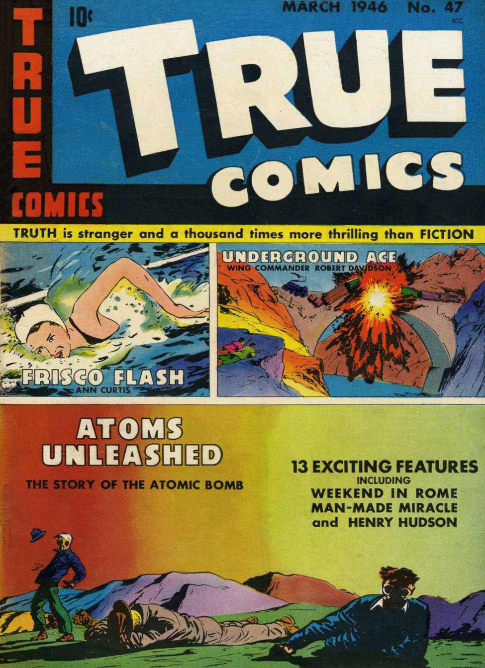 Book Cover For True Comics 47