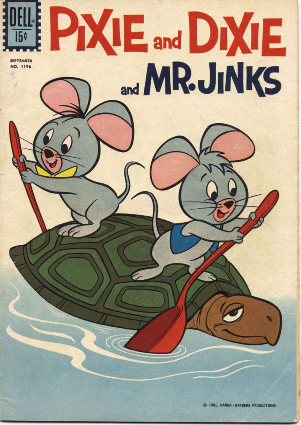 Comic Book Cover For 1196 - Pixie and Dixie and Mr. Jinks