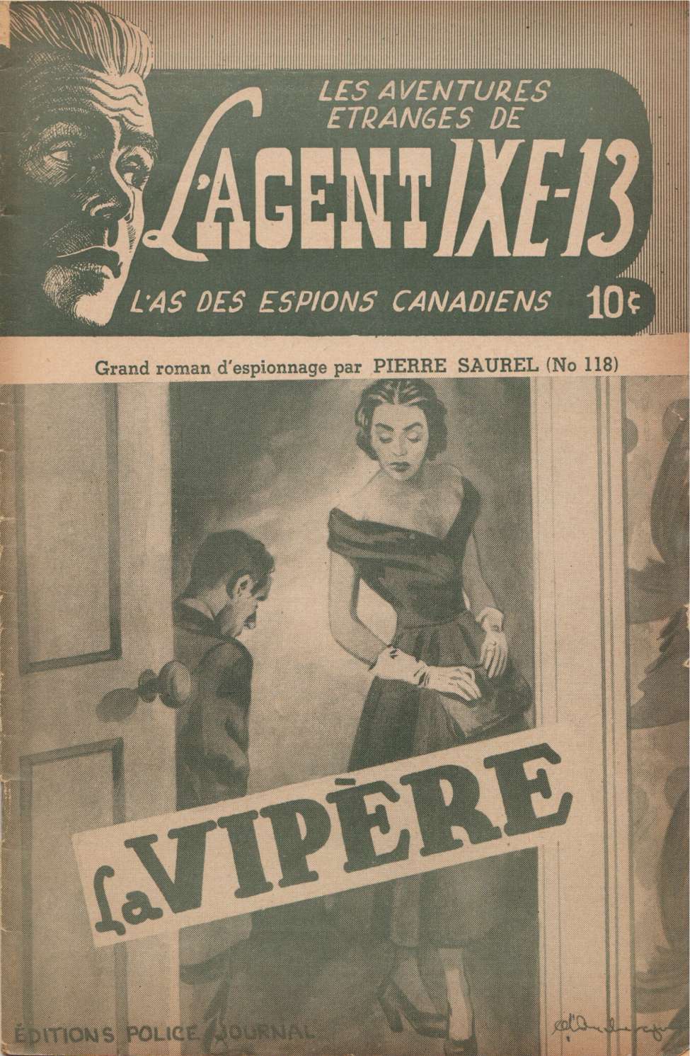 Comic Book Cover For L'Agent IXE-13 v2 118 - La vipère