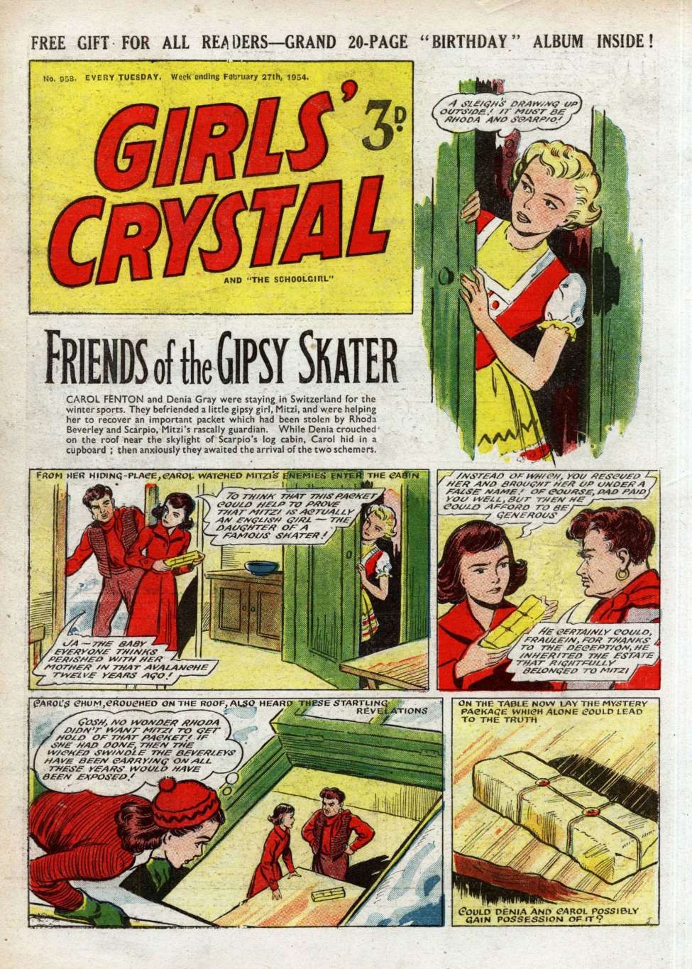 Comic Book Cover For Girls' Crystal 958