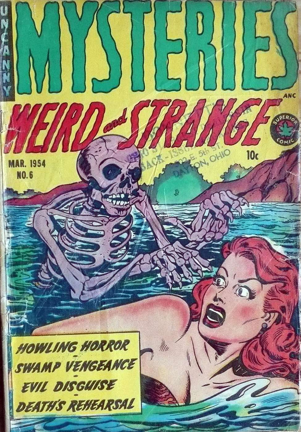 Comic Book Cover For Mysteries Weird and Strange 6 (digicam)