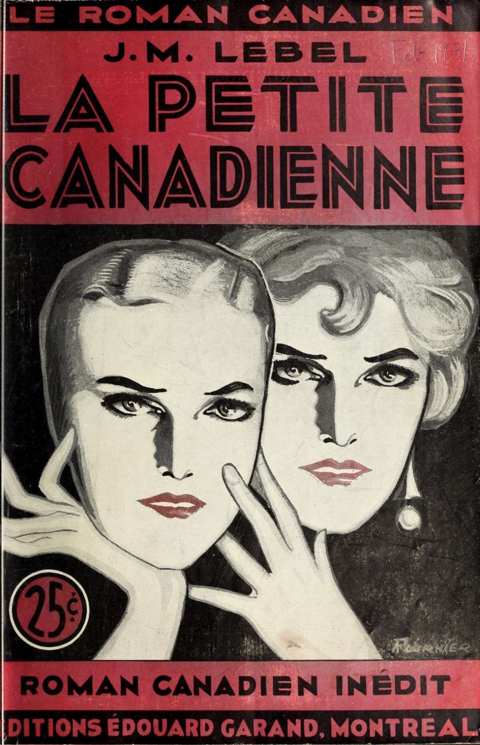 Comic Book Cover For Le Roman Canadien 72 - La petite canadienne