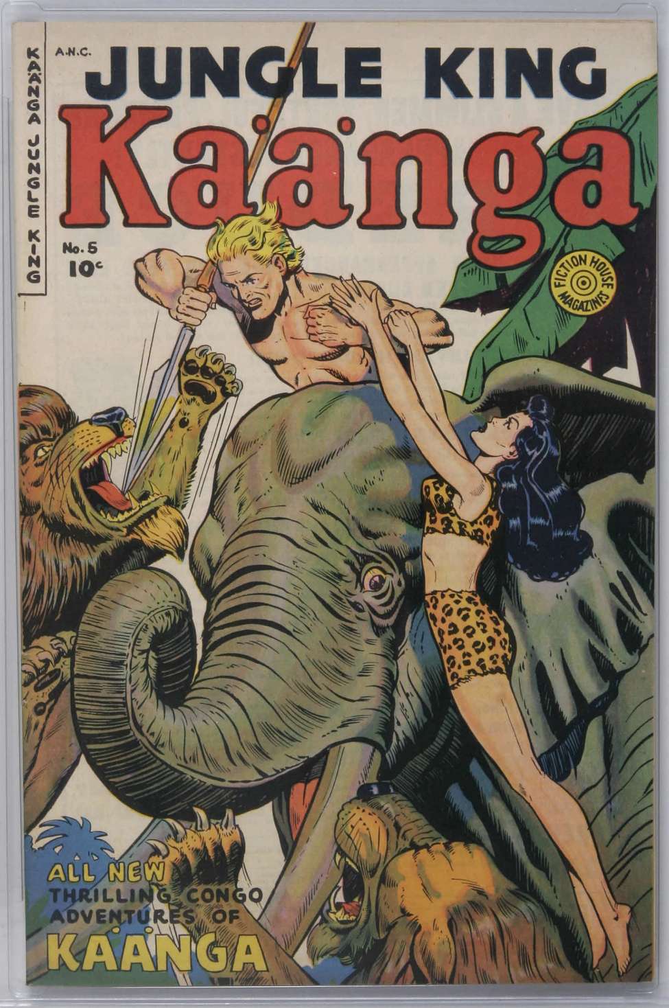 Comic Book Cover For Kaänga Comics 5 - Version 1