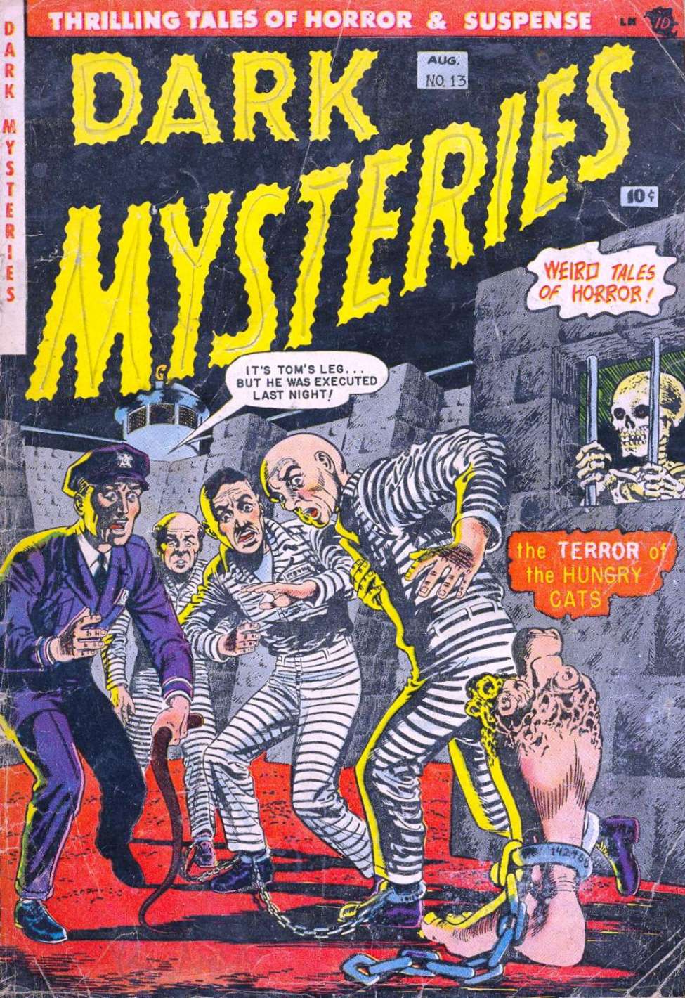 Comic Book Cover For Dark Mysteries 13