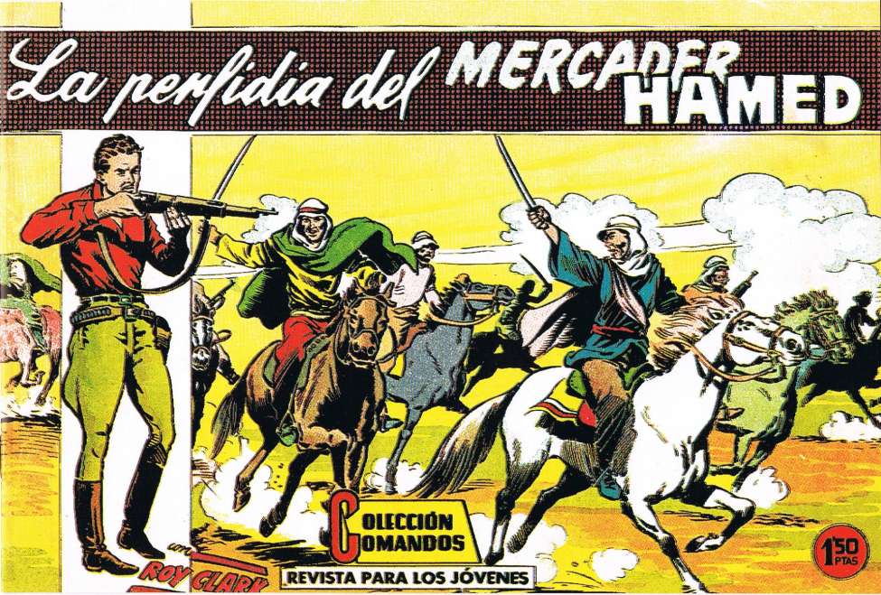 Book Cover For Colección Comandos 90 - Roy Clark 18 - La Perfidia del Mercader Hamed
