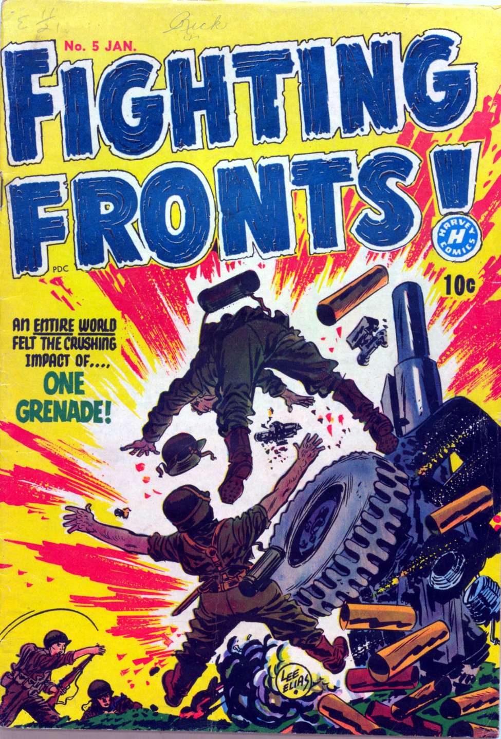 Comic Book Cover For Fighting Fronts 5
