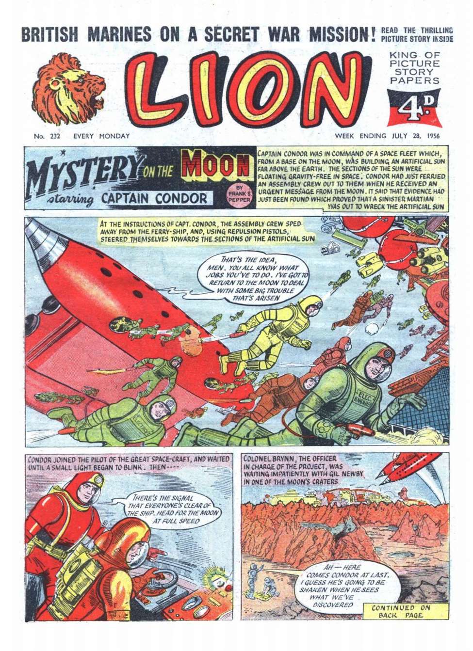 Comic Book Cover For Lion 232