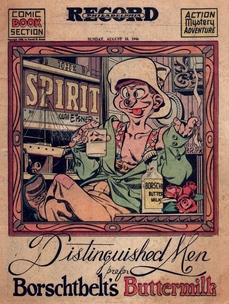 Book Cover For The Spirit (1946-08-18) - Philadelphia Record