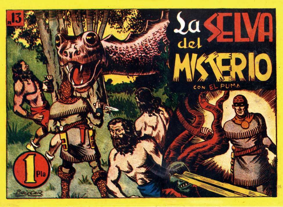 Comic Book Cover For El Puma 13 - La Selva Del Misterio
