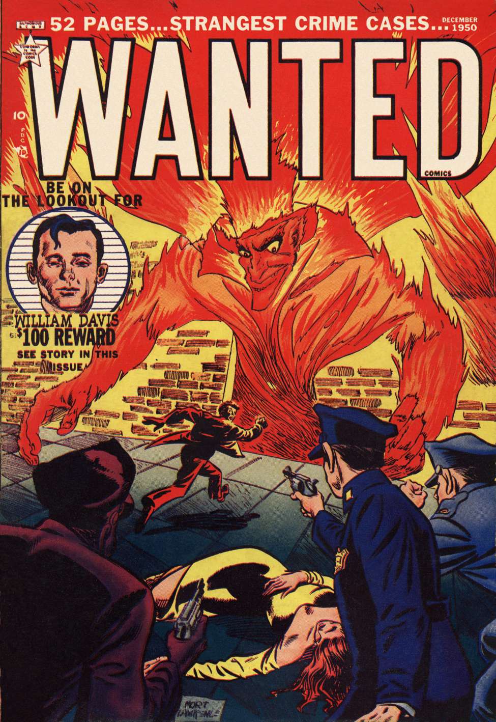 Book Cover For Wanted Comics 32