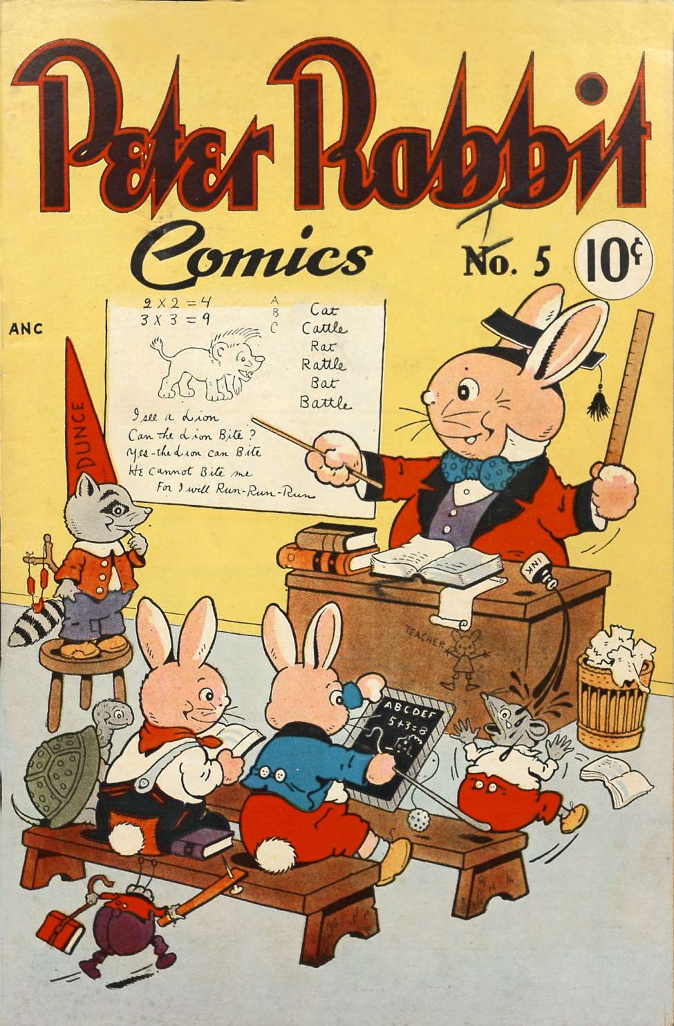 Comic Book Cover For Peter Rabbit 5 - Version 2
