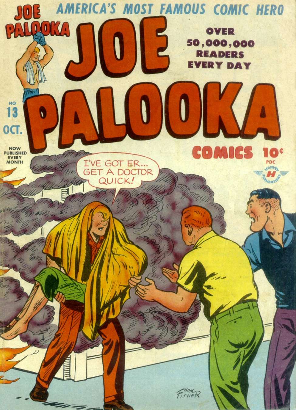 Book Cover For Joe Palooka Comics 13