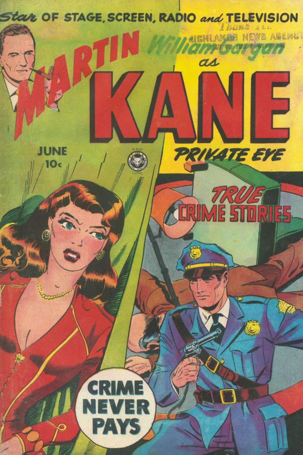 Comic Book Cover For Martin Kane Private Eye 4
