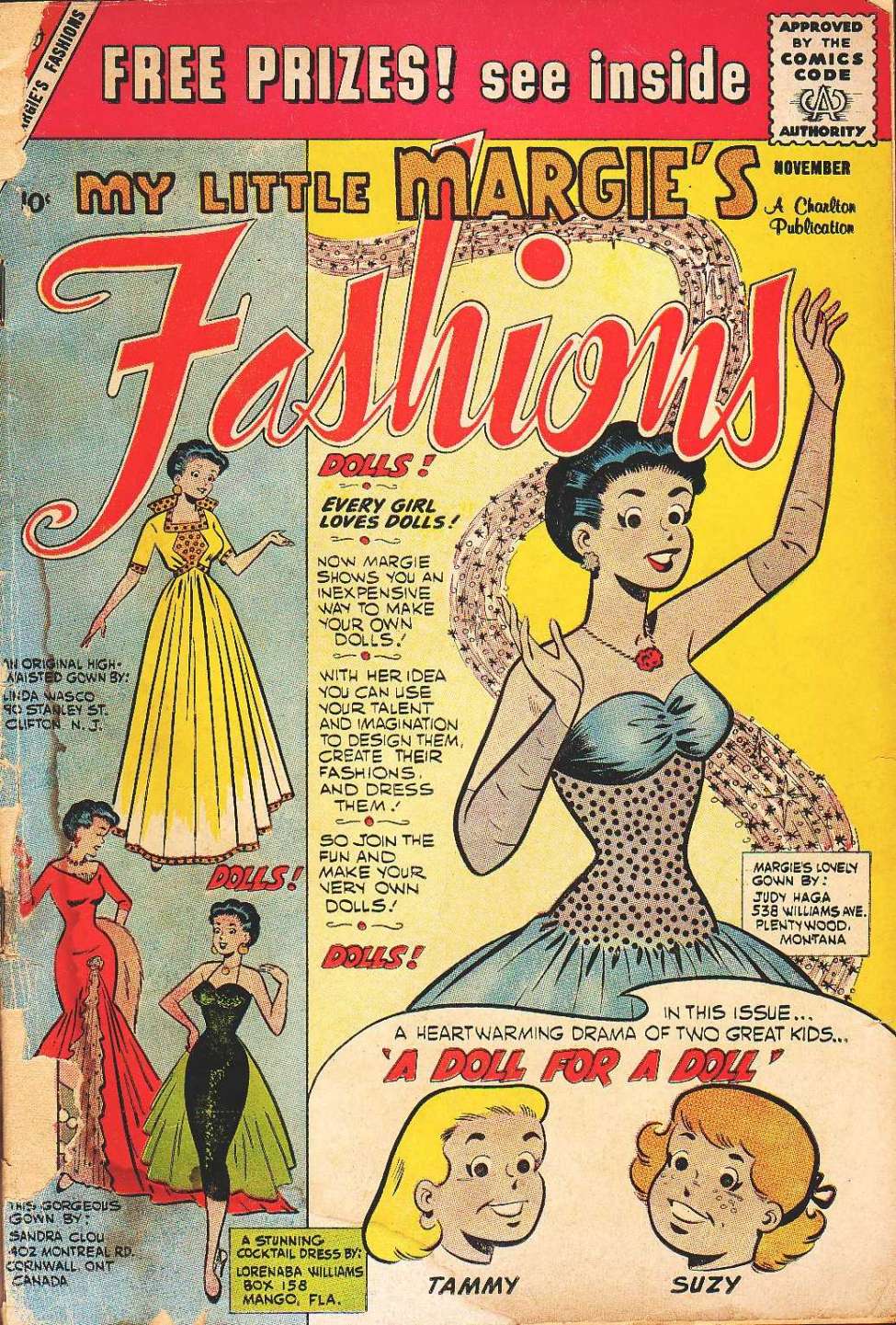 Comic Book Cover For My Little Margie's Fashions 5