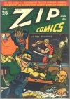 Cover For Zip Comics 28