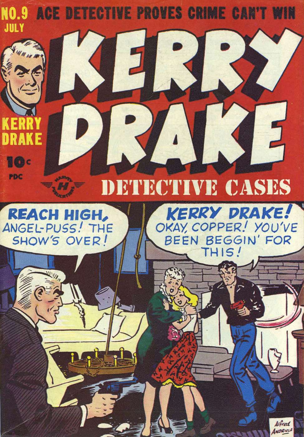 Comic Book Cover For Kerry Drake Detective Cases 9