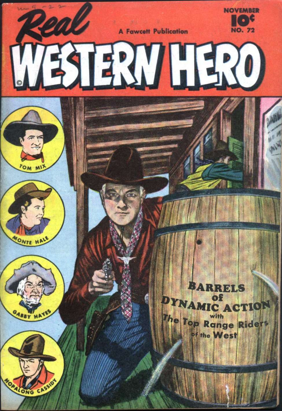 Comic Book Cover For Real Western Hero 72