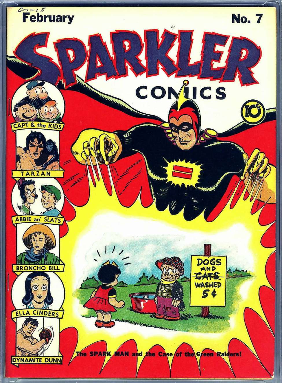 Book Cover For Sparkler Comics 7