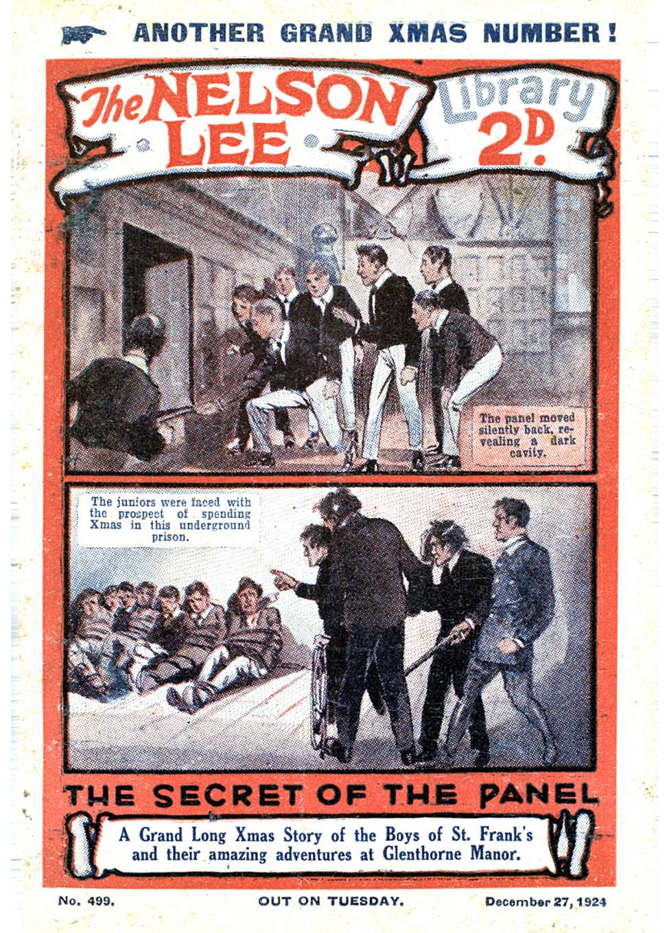 Book Cover For Nelson Lee Library s1 499 - The Secret of the Panel!