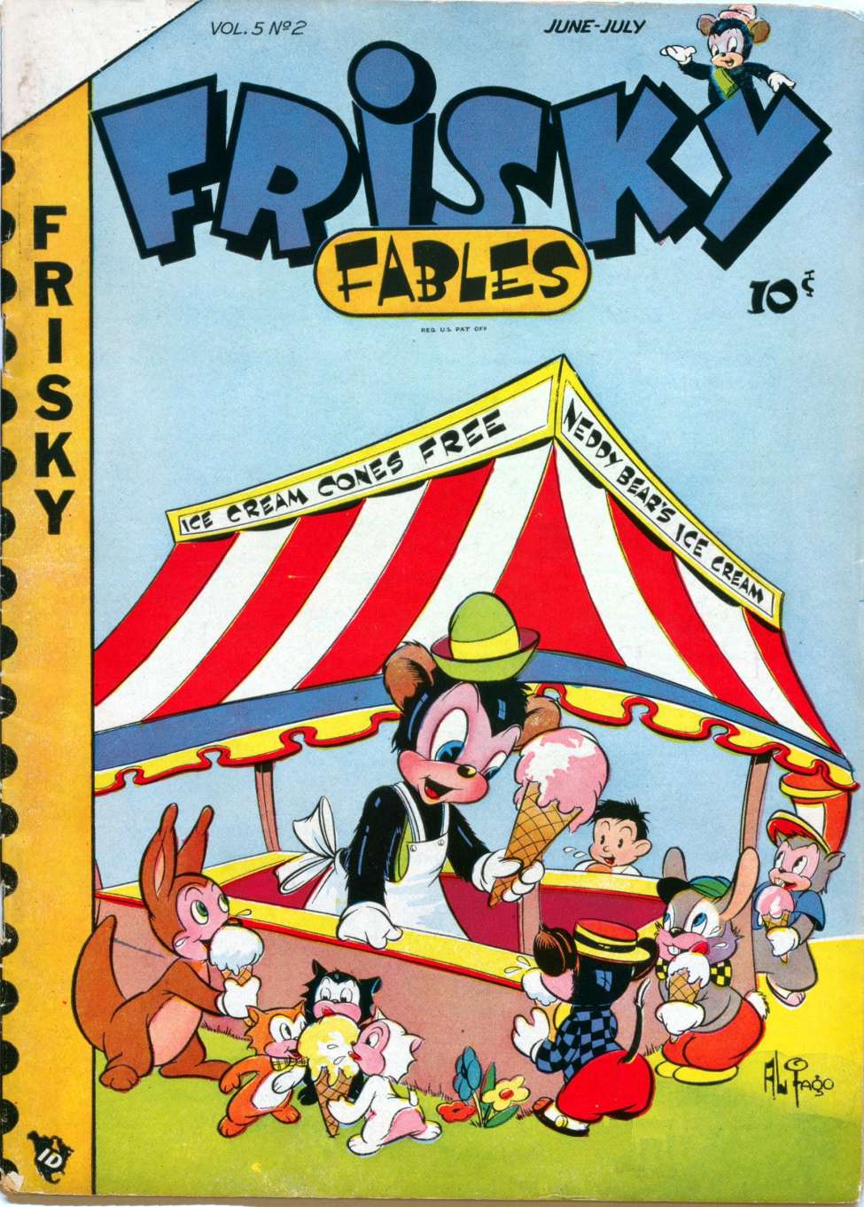 Book Cover For Frisky Fables v5 2