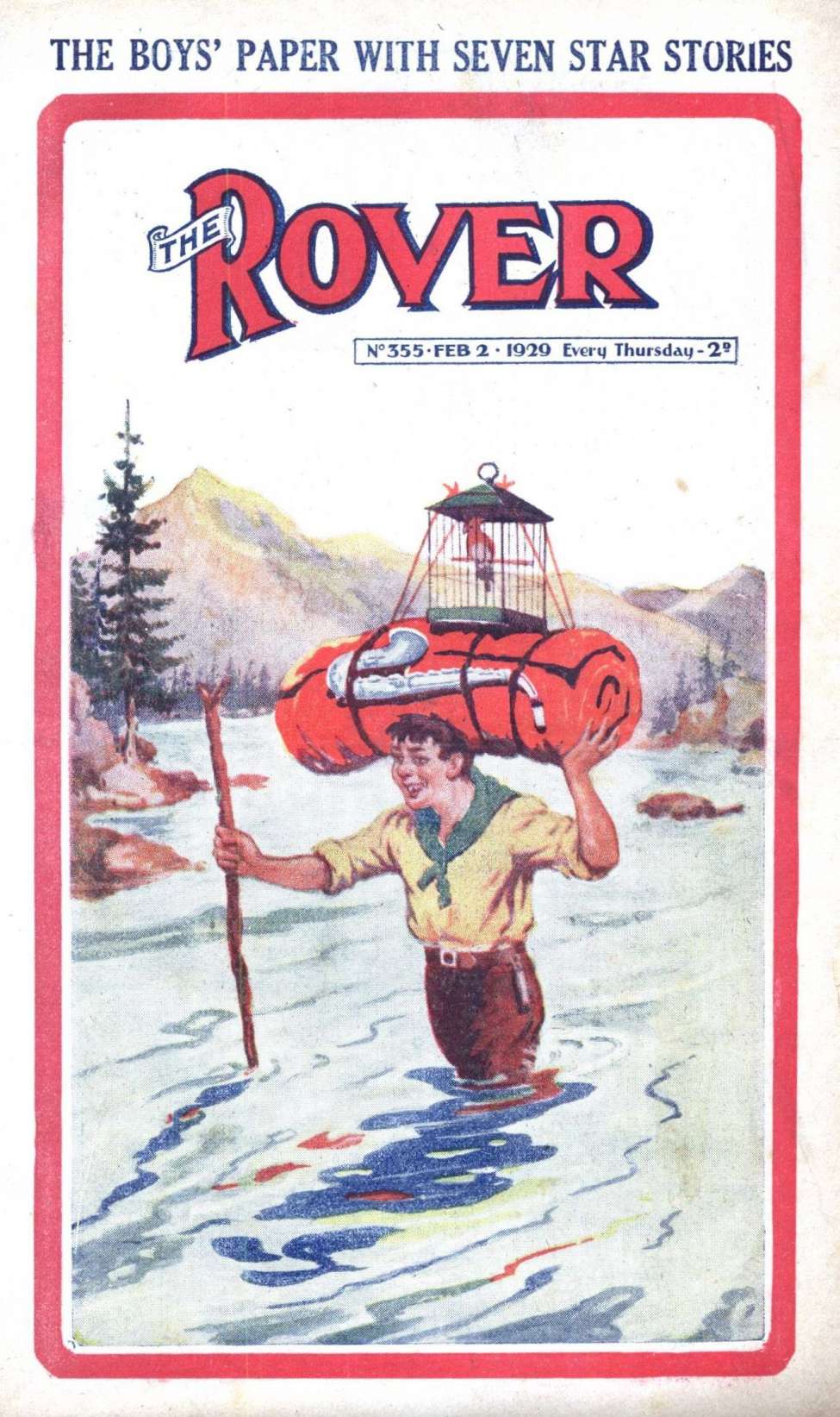 Comic Book Cover For The Rover 355