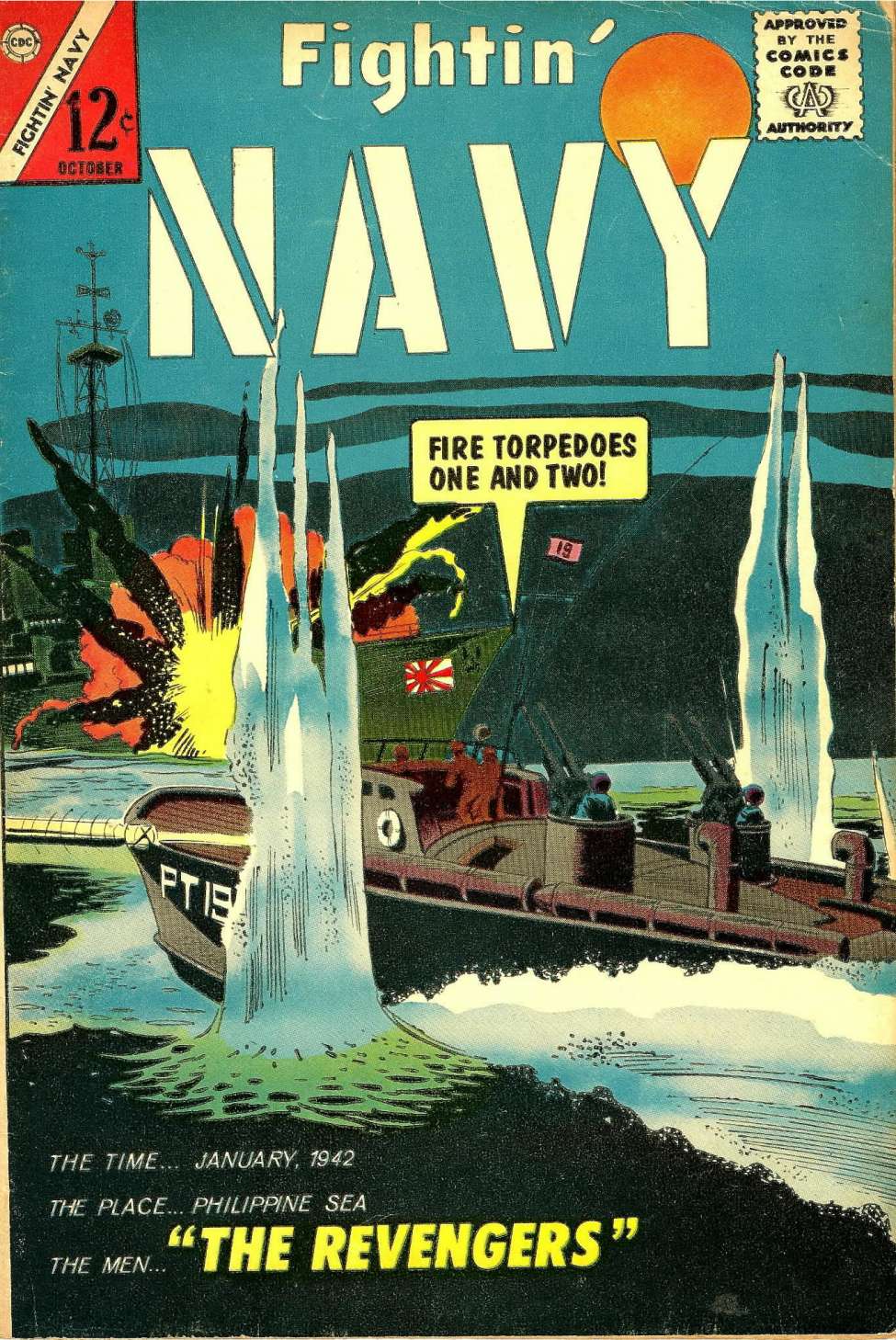 Comic Book Cover For Fightin' Navy 117