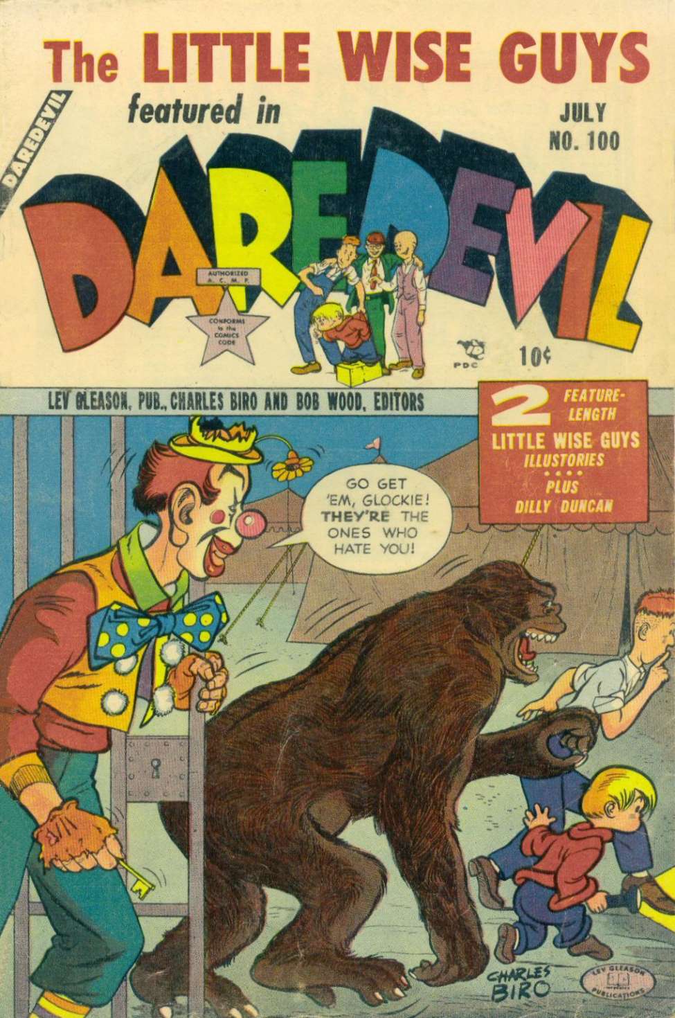 Comic Book Cover For Daredevil Comics 100