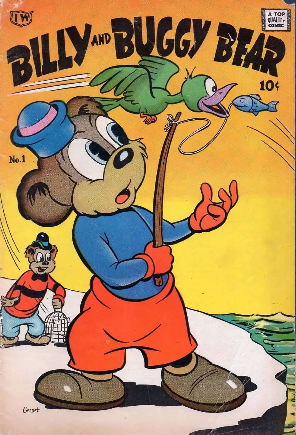 Comic Book Cover For Billy and Buggy Bear 1