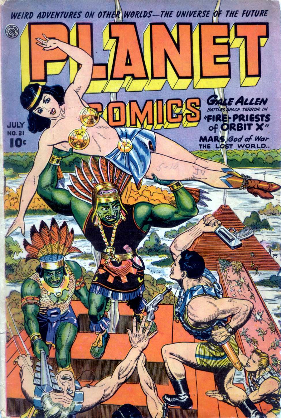 Comic Book Cover For Planet Comics 31 - Version 1