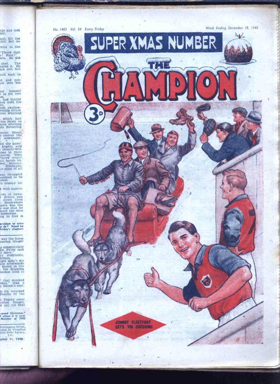 Comic Book Cover For The Champion 1403