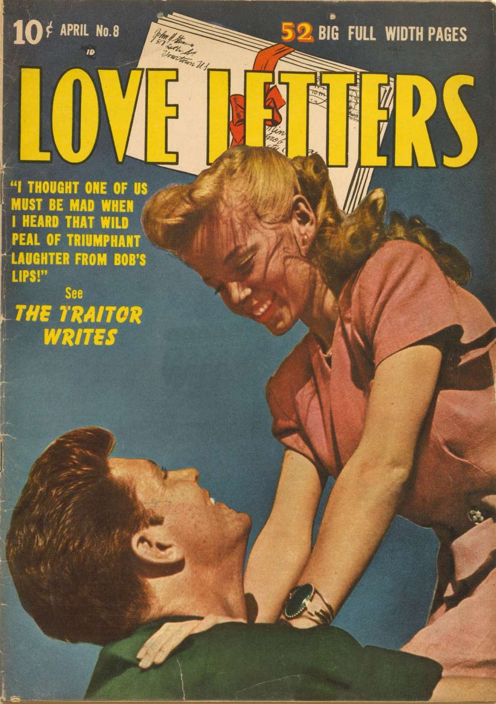 Comic Book Cover For Love Letters 8 - Version 2