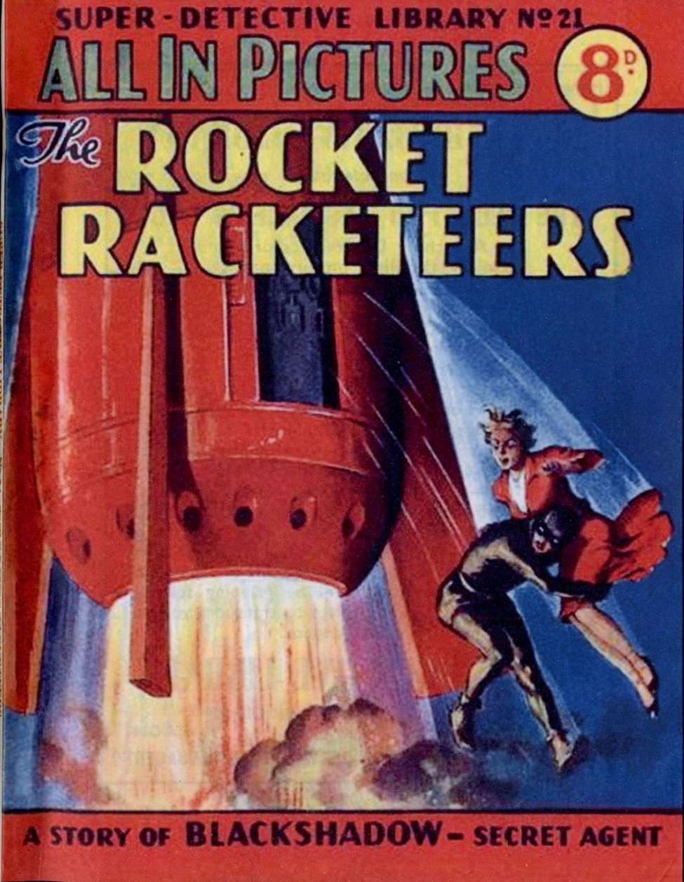 Book Cover For Super Detective Library 21 - The Rocket Racketeers