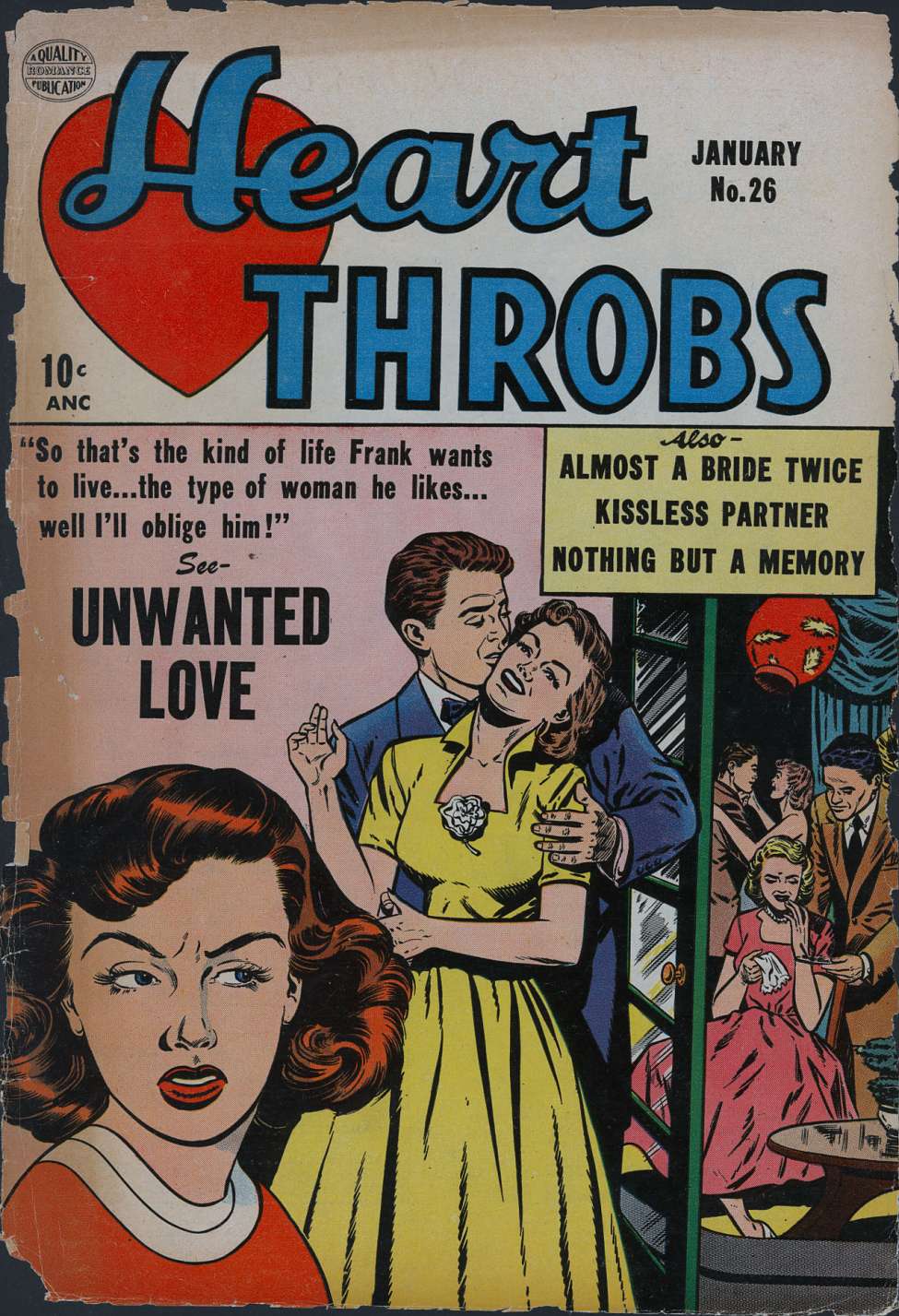 Comic Book Cover For Heart Throbs 26