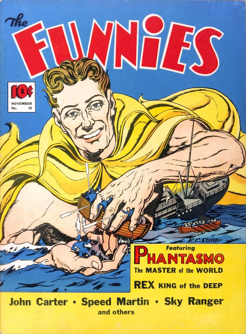 Comic Book Cover For The Funnies 49