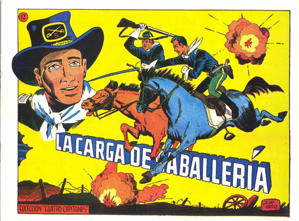 Comic Book Cover For Cuatro Capitanes 17 - La Carga de Caballeria