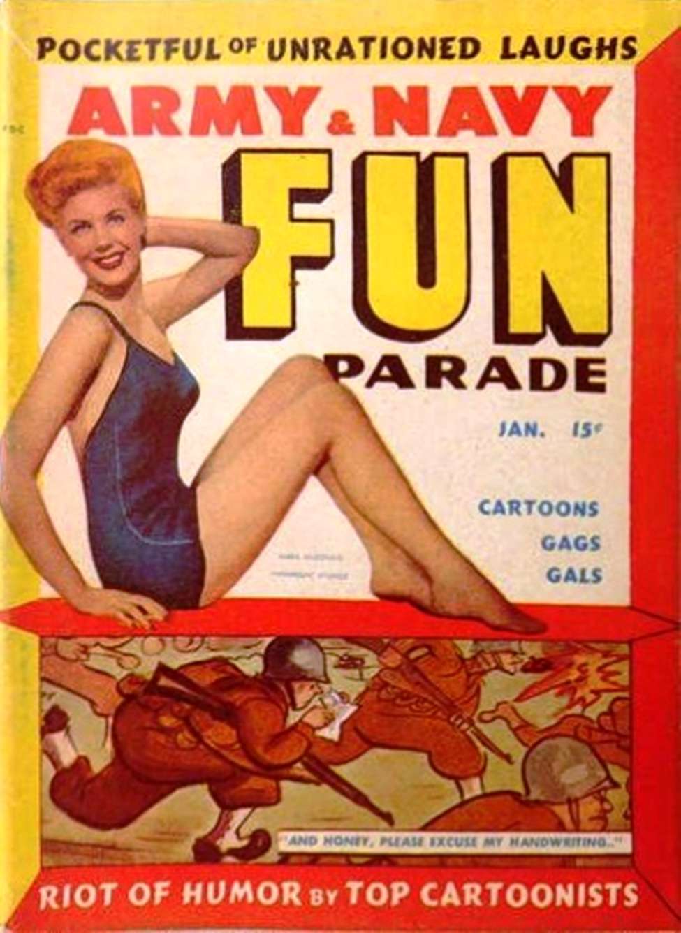 Comic Book Cover For Army & Navy Fun Parade 25 (v4 1)