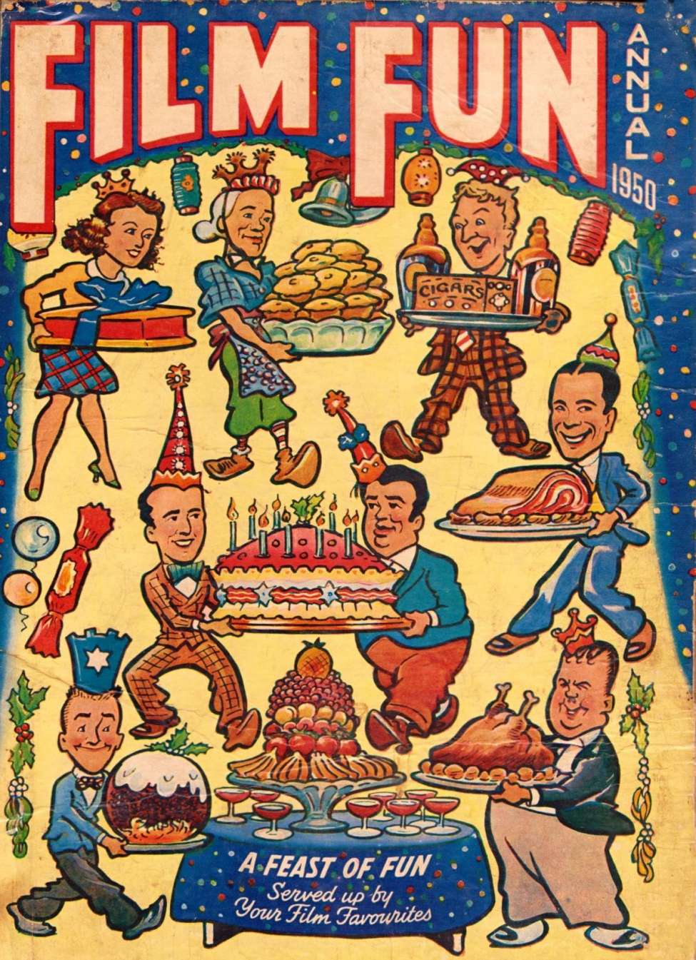Comic Book Cover For Film Fun Annual 1950