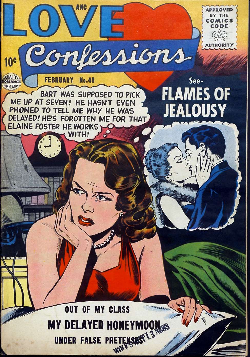Comic Book Cover For Love Confessions 48