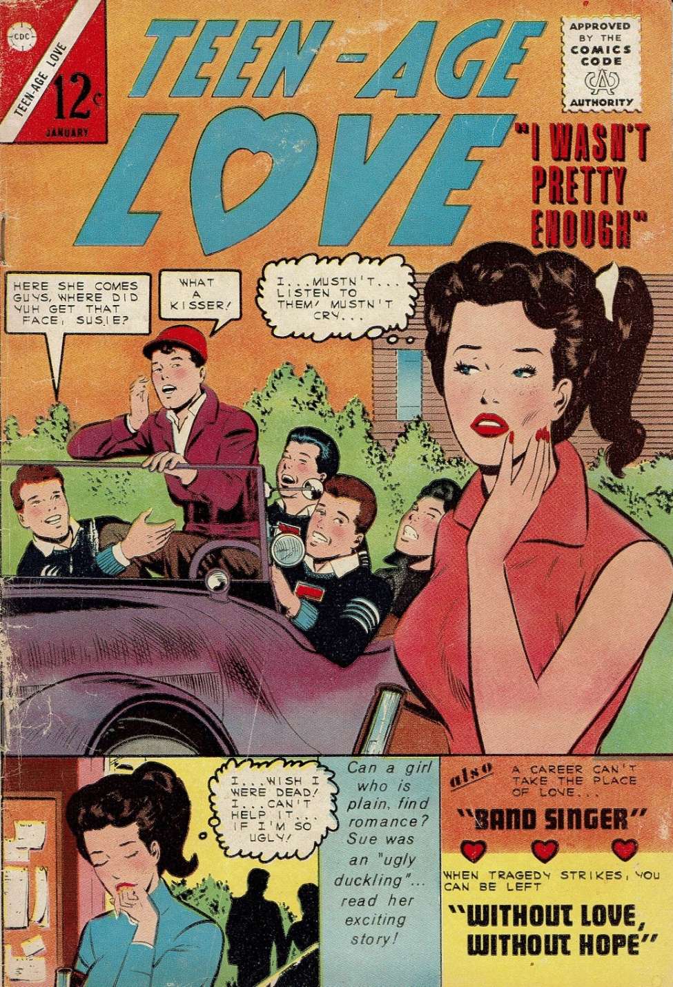 Comic Book Cover For Teen-Age Love 40